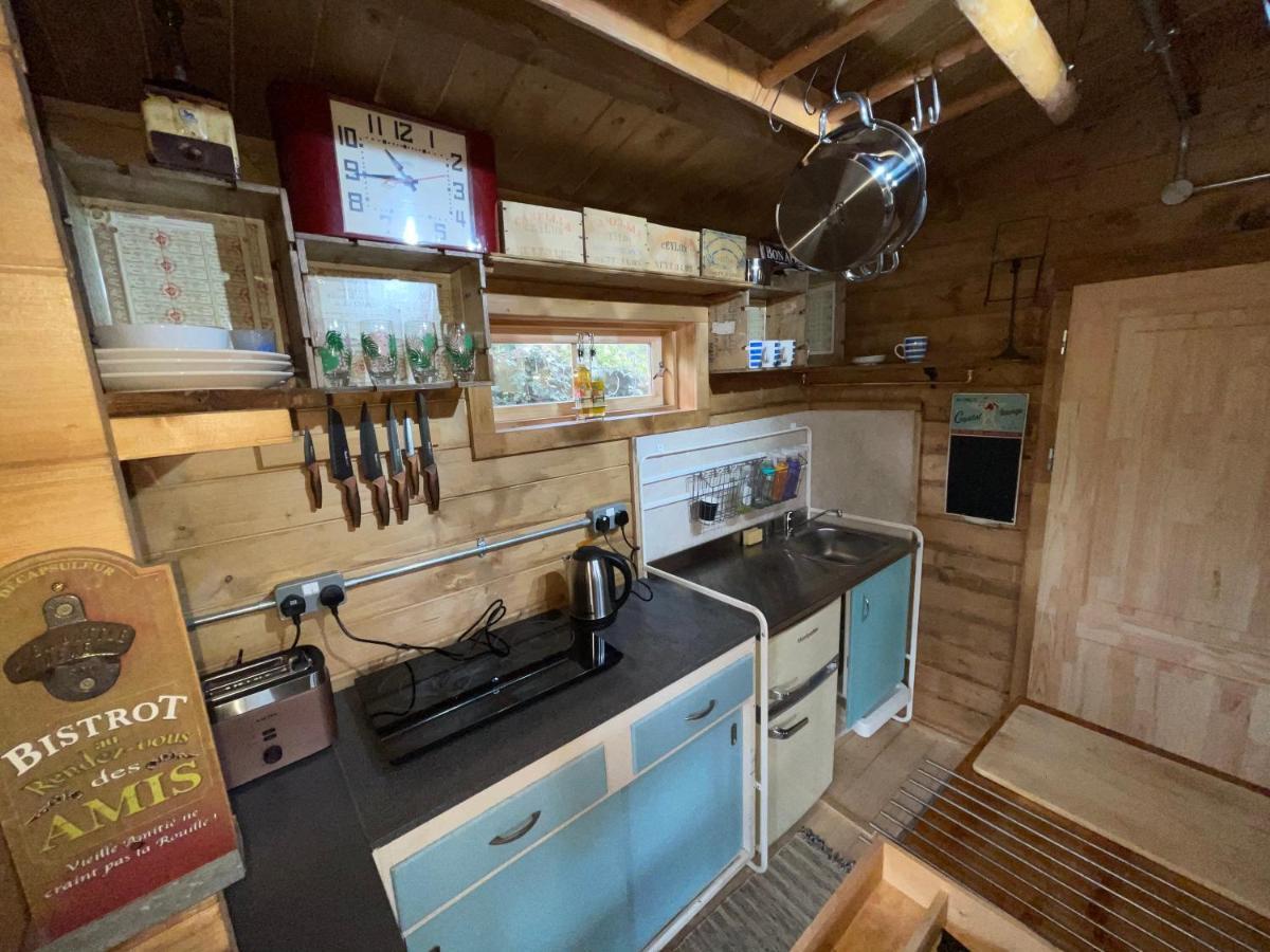 Retro Private Lodge With Hot Tub Nr Dartmoor 牛顿阿伯特 外观 照片